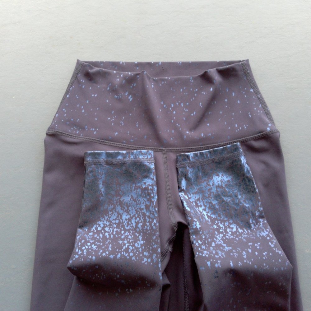 Zobha Shine Leggings High Waisted Navy Ombré S - Picture 2 of 8